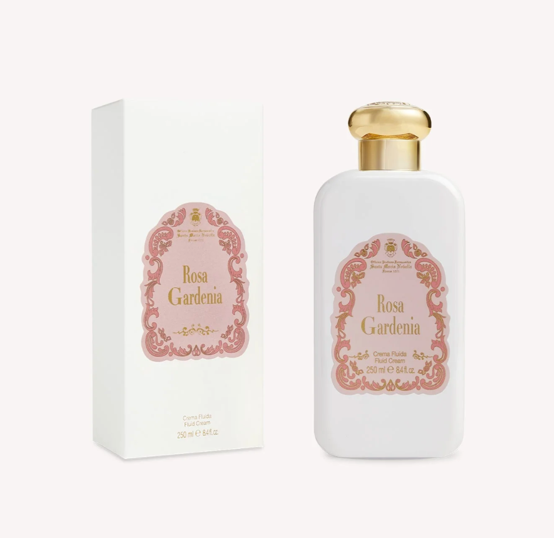 Rosa Gardenia Pet Crema Fluida.