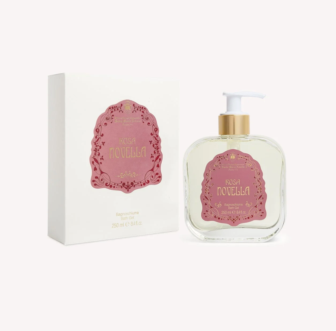 Rosa Novella Gel de Baño